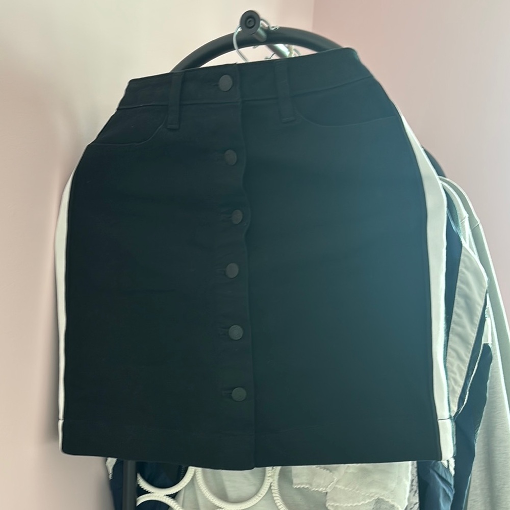 Calvin Klein Jeans Black and White Mini Pencil Skirt